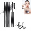 Judydoll - 3D Curling Eyelash Iron Mascara, Bristleless Washable Extra Slim Metal Mascara, Judy Doll Iron Brush Mascara, Wate