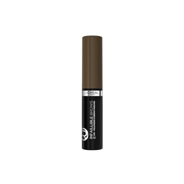 LOréal Paris - Mascara Sourcils Volumateur et longue tenue - Infaillible 24H Tinted Mascara - Teinte : Ebony