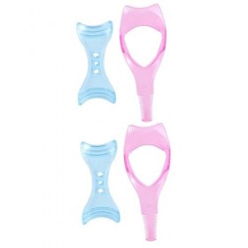 DOITOOL 4 Pcs Mascara Applicateur Bouclier Cils Peigne Pochoir Mascara Applicateur Outil Recourbe-Cils Bouclier Maquillage Ma