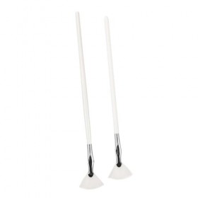 Beavorty 2 Pièces Brosse à Cils Inférieurs Pinceau Éventail Pour Fard à Paupières Brosse à Mascara En Forme Déventail Pinceau