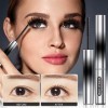 2PC Judy Doll Mascara, Judydoll Mascara, Judy Doll Iron Brush Mascara, 3D Curling Eyelash Iron Mascara, Judydoll Iron Mascara