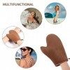 Self Tan Mitt Tanner,Gant Autobronzant,2 Pièces Gant Autobronzant Premium,Gants Autobronzants Paquet,Gant Bronzage En Velours