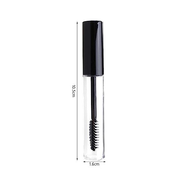 4 Pièces Flacon Mascara Tube Flacon Crème Cils, Conteneur Mascara Cils Brosse Conteneurs Tube Mascara Vide Tube Mascara, Flac