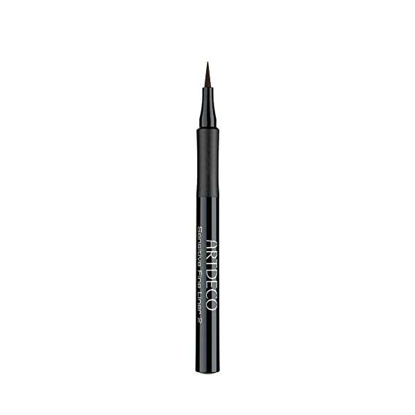 ARTDECO Sensitive Fine Liner Eyeliner longue durée pour une finition mate soyeuse, séchage rapide, résistant à leau, pointe 