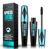 4D Mascara Silk Fibre Natural Waterproof Smudgeproof Mascara, Mascara naturel épaississant et allongeant Pas de paquets, Pas 