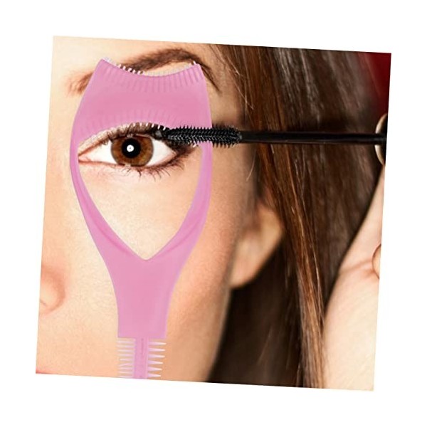 Mipcase 21 Pièces Trois-En-Un Carte De Cils Cils Mascara Garde Cils Bouclier Garde Mascara Peigne Cils Cils En Plastique Bros