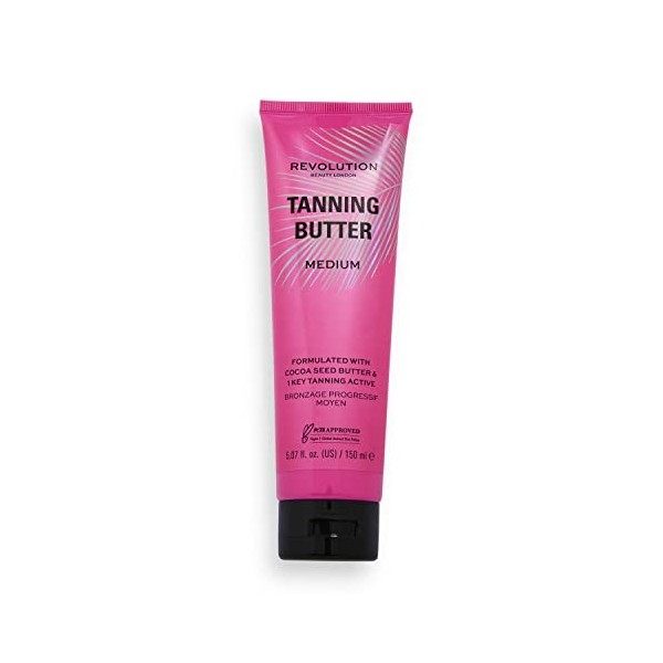 Makeup Revolution, Buildable Tanning Butter, Beurre de Bronzage, Ultra Dark, 200ml