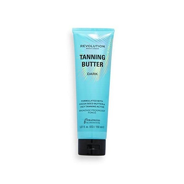 Makeup Revolution, Buildable Tanning Butter, Beurre de Bronzage, Ultra Dark, 200ml