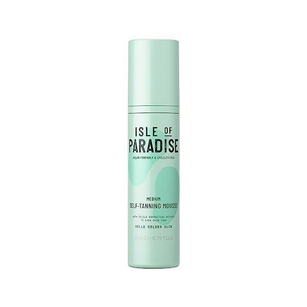 ISLE OF PARADISE Compatible - Medium Self Tanning Mousse 200 ML