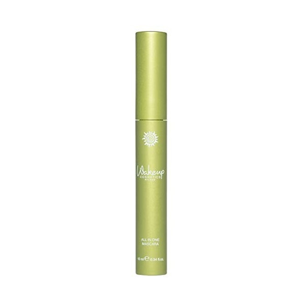 Wakeup Cosmetics Milano Mascara 3 en 1 pour cils volumineux, courbés et longs Brun