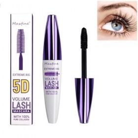 Pemarlis Mascara Fibre De Soie 5D,mascara effet faux cils imperméable,anti-taches,Pas dagglutination,CréEr Un Allongement De