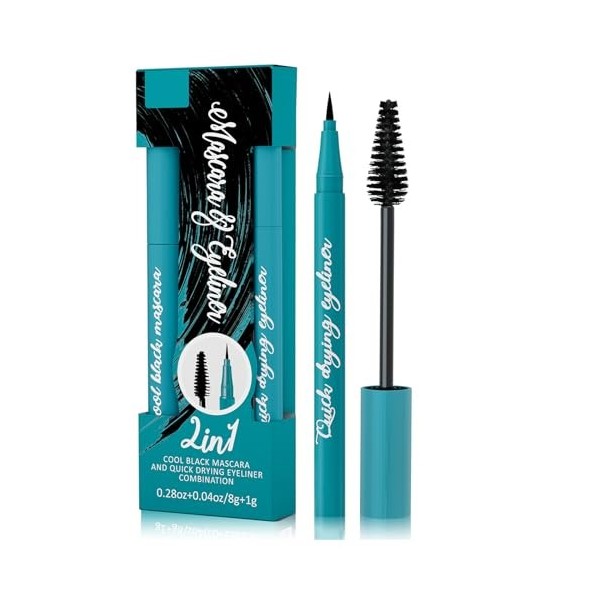 Pemarlis Mascara Fibre De Soie 5D,mascara effet faux cils imperméable,anti-taches,Pas dagglutination,CréEr Un Allongement De