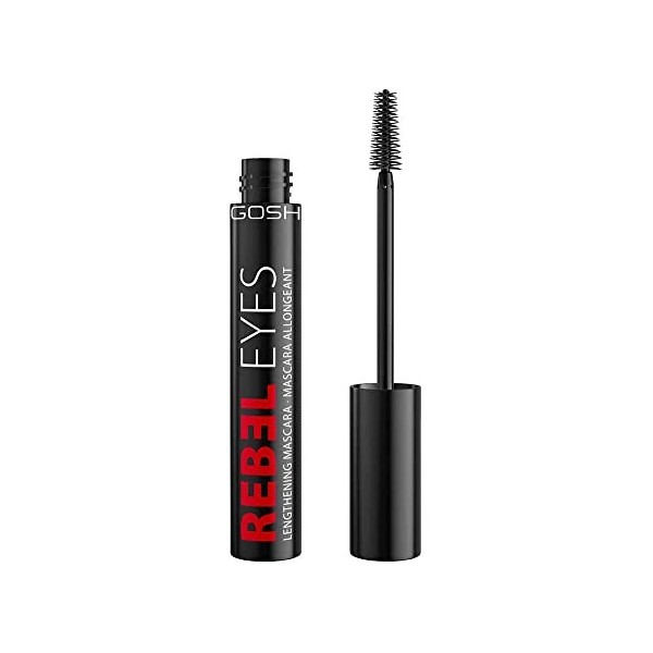 Rebel Eyes Lengthening Mascara - 001 Extreme Black Gosh