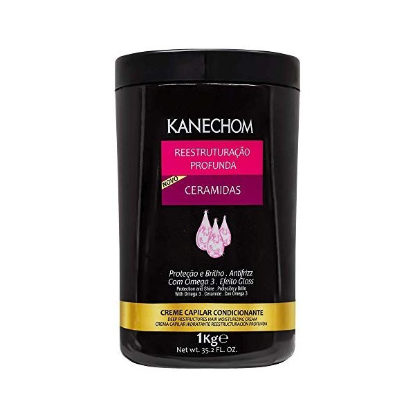 Kanechom - Linha Classics - Mascara Condicionante Restauracao Profunda Ceramidas 1000 Gr - Kanechom - Classics Collection - 