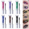 Mascara Coloré, MKNZOME 6 Couleurs Mascara Waterproof Longue Tenue Mascara Fibre de Soie 4d Maquillage Femme Yeux pour Hallow