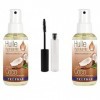 2 Sprays Huile de Coco Préphar Naturelle - Cils, Sourcils, Corps, Cheveux, Barbe, Ongles - Format Spray +1 Flaconnette Mascar