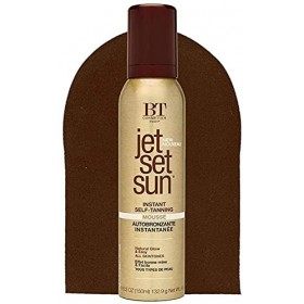 Jet Set Sun Mousse Bronzante, Autobronzant en Mousse, Self Tanning Mousse, Instantannée 150 ml