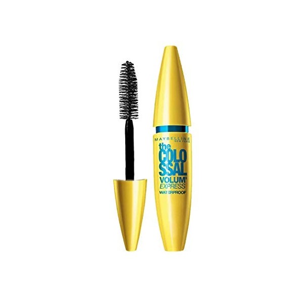 Mascara Volum Express Le Colossal Waterproff Maybelline Black