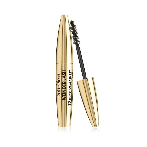 Golden Rose Cosmetics WonderLash Mascara 12x Volume and Lash Lift by Golden Rose Cosmetics