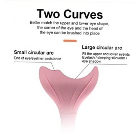 POPETPOP 2 Pièces Eye-Liner Auxiliaire Artefact Aide Au Fard À Paupières Aide À LEye-Liner En Silicone Outil DAide À LEye-