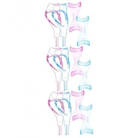 minkissy 3 Ensembles Aide Aux Cils Mascara Allongeant Outil Applicateur De Faux Cils Outil Marscara Outil De Maquillage Des C