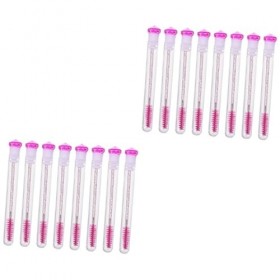 Angoily 16 Pièces Brosse À Mascara Diamant Outils Pour Cils Récipient De Maquillage De Mascara En Cristal Outil De Strass Con