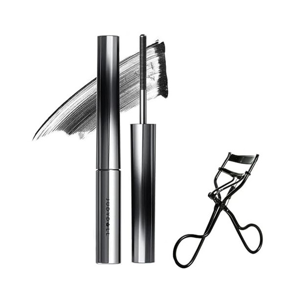 Olivia Blaire Iron Wand Mascara, mascara à tige métallique, mascara 3D à cils recourbés, non agglomérant, résistant à leau, 