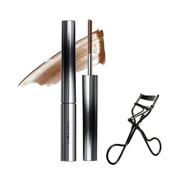 Olivia Blaire Iron Wand Mascara, mascara à tige métallique, mascara 3D à cils recourbés, non agglomérant, résistant à leau, 