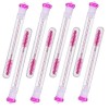 Ipetboom 16 Pièces Brosse mascara diamant bouteilles deye-liner brosse à cils brosse à sourcils tube de cils applicateur de 