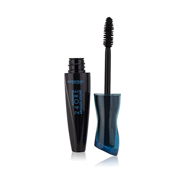 Deborah 24 Ore Mascara Absolute Volume Etanche, Noir, 12 ml