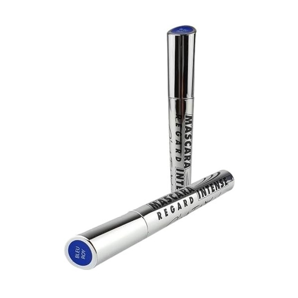 2 mascaras regard intense, couleur "bleu roy"