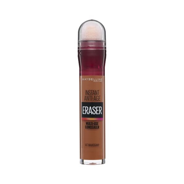 Maybelline New York Stylo Correcteur Anti-âge Instantané Effaceur Anti-cernes avec Micro Applicateur, N°147 Terre Cuite, 6,8 