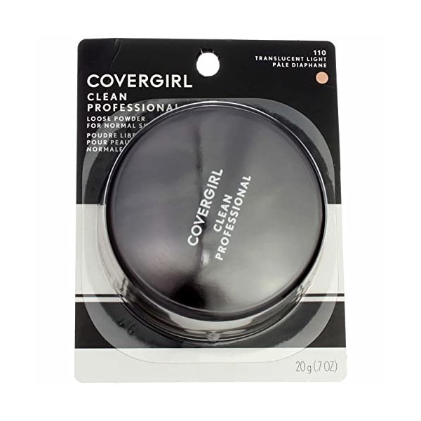 COVERGIRL CoverGirl Professional Poudre, Translucide Light [110] 0.70 oz Pack de 3 