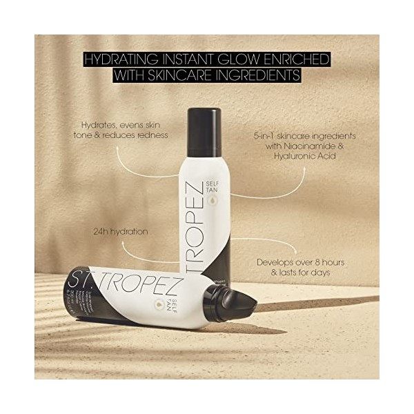 St. Tropez Self Tan Mousse de Bronzage Façon Crème Fouettée