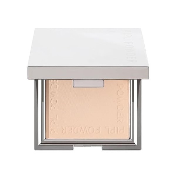 KARLOR Poudre de maquillage compacte matifiante avec miroir et pompon à poudre, poudre de maquillage couvrante à fort pouvoir