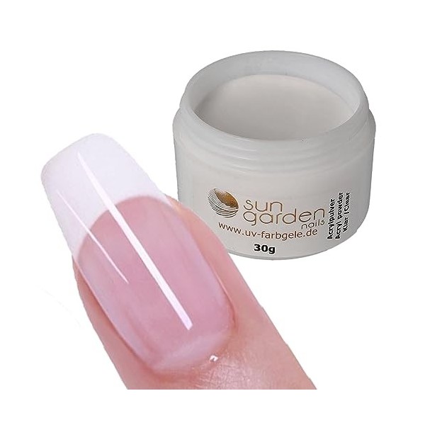 Kit de acrylique Poudre, 30g Transparente, 30g Blance, 30g Rose