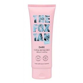 The Fox Tan - Crème Dark Tropical Self-Tan - Autobronzant pour le corps avec DHA 100% naturel, crème autobronzante sans odeur