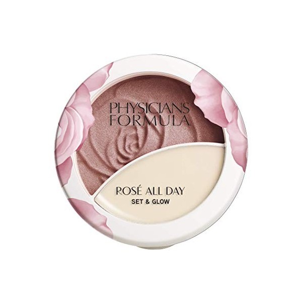 Physicians Formula - Poudre Libre Fixante Maquillage - Illuminateur Formule Apaisante et Éclaircissante à lextrait de Rose, ...