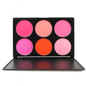 FantasyDay® 6 Couleurs Palette de Maquillage Blush Fard à Joues Poudre Cosmétique Set - Convient Parfaitement pour une Utilis