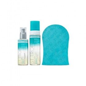 St Tropez Purity Bundle Purity Brume visage 80 ml Mousse bronzante Purity 200 ml et gant applicateur