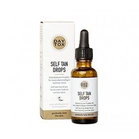 DAYTOX – Self Tan Drops - Gouttes autobronzantes pour un teint ensoleillé - Vegan, sans colorants ni silicones - 30 ml