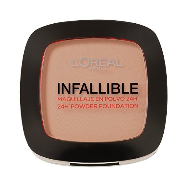 LOréal Paris - Infallible 24H, Maquillaje en Polvo Compacto, Tono 245