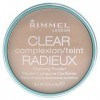 Rimmel London Clear Complexion Clarifying Pressed Face Powder, Instant Retouch and Camouflage for Every Skin Type, Transparen