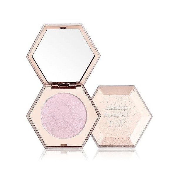 Nivofu Palette Highlighter Maquillage Illuminateur Poudre Kit, Diamond Highlighter Palette, Mettre en valeur, Trim Rougir, Im