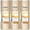 3x Dove Summer Glow Nourishing Lotion Fair to Medium Skin Self Tanner 250ml