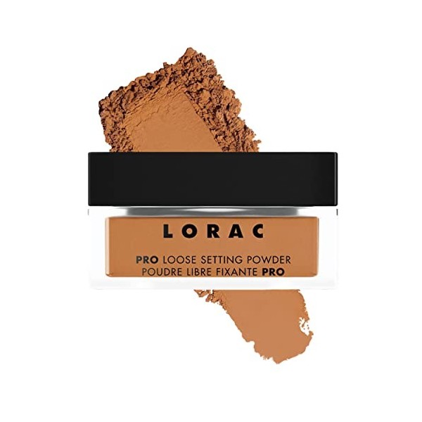 Lorac, PRO Loose Setting Powder, Poudre Libre Ultra-Flouante, Rendu Naturel, Poudre de Maquillage pour un Maquillage Professi