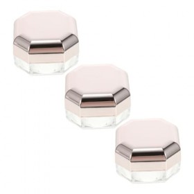 Housoutil 3 Pièces Boîte De Poudre Récipient De Voyage Récipient De Poudre Libre Récipient De Poudre Vide Conteneurs De Poudr