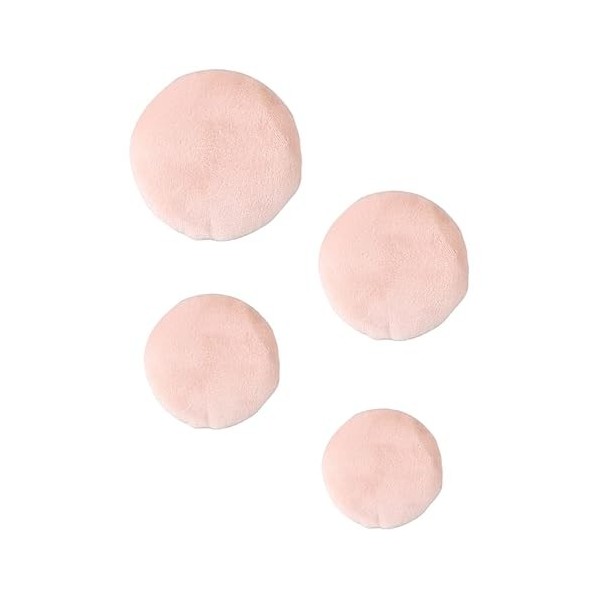 12 Pièces Houppette à Gâteau Bouffée De Corps De Coton Pour Le Visage Bouffée Faciale Bouffée De Maquillage Cosmétique Affron