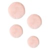 12 Pièces Houppette à Gâteau Bouffée De Corps De Coton Pour Le Visage Bouffée Faciale Bouffée De Maquillage Cosmétique Affron