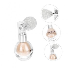 FRCOLOR Lot de 2 sprays à paillettes pour fard à paupières scintillant - Flacon pulvérisateur en verre pour cheveux - Surlign